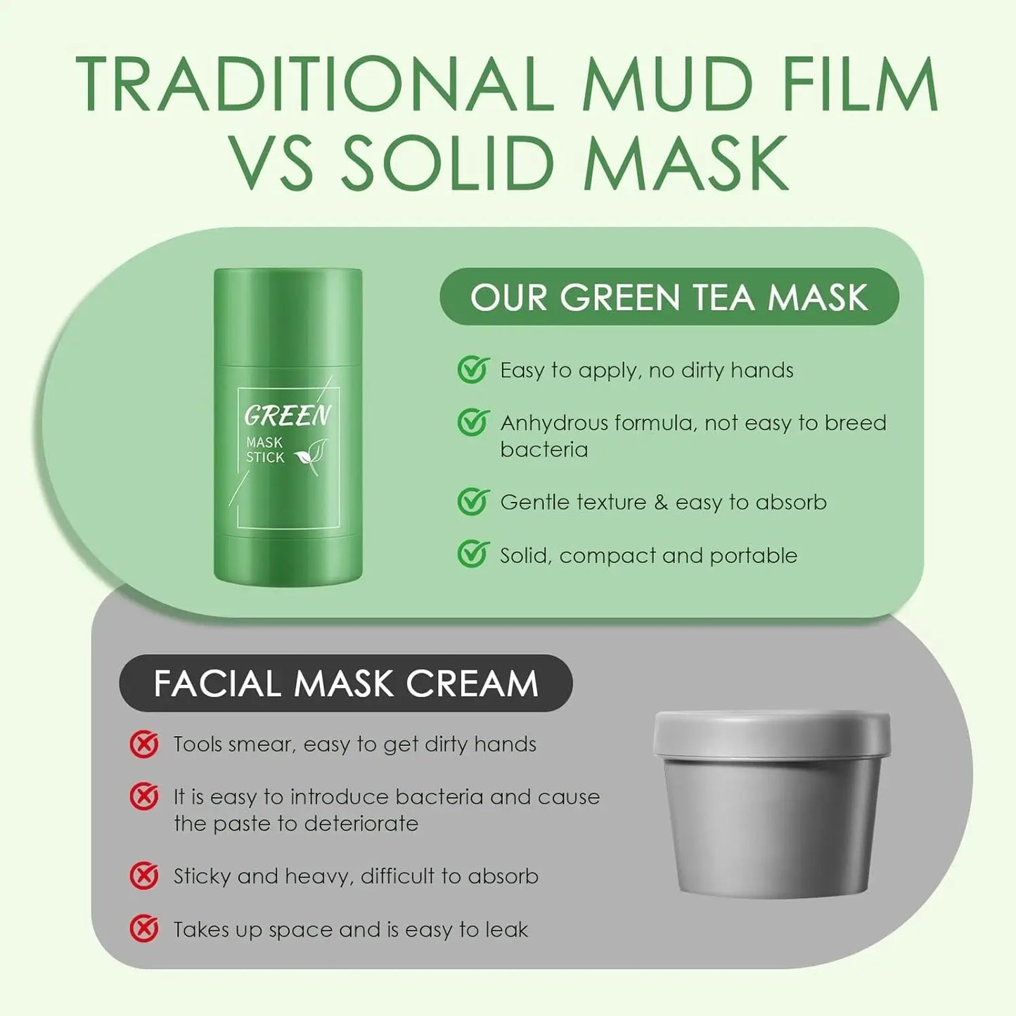 Masque Stick Green – Nettoyage Profond & Anti-Points Noirs