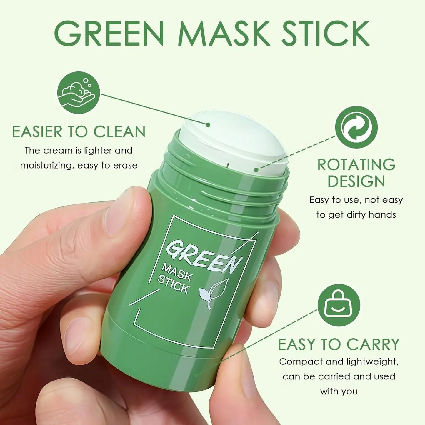 Masque Stick Green – Nettoyage Profond & Anti-Points Noirs