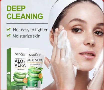 SADOER Aloe Vera Refreshing Purifying Cleanser 98% / Nettoyant Visage Hydratant & Apaisant