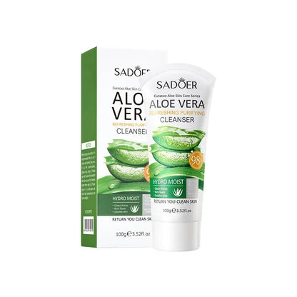 SADOER Aloe Vera Refreshing Purifying Cleanser 98% / Nettoyant Visage Hydratant & Apaisant