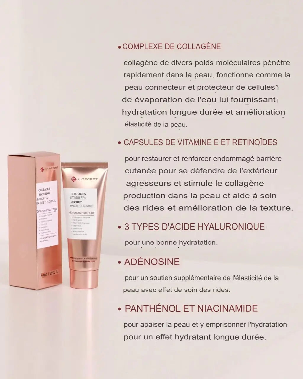 K-SECRET Masque de Nuit 60ml