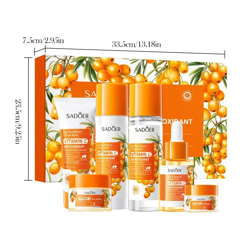 SADOER Set de Soins Visage Antioxydants à la Vitamine C