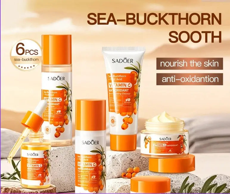 SADOER Set de Soins Visage Antioxydants à la Vitamine C