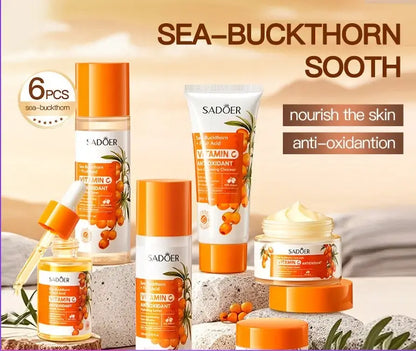 SADOER Set de Soins Visage Antioxydants à la Vitamine C