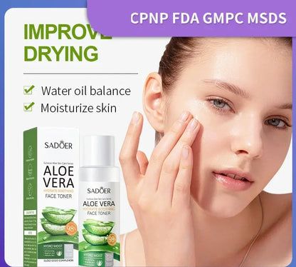 SADOER Aloe Vera Hydrate Soothing Face Toner / Tonique Hydratant & Apaisant 120 ml