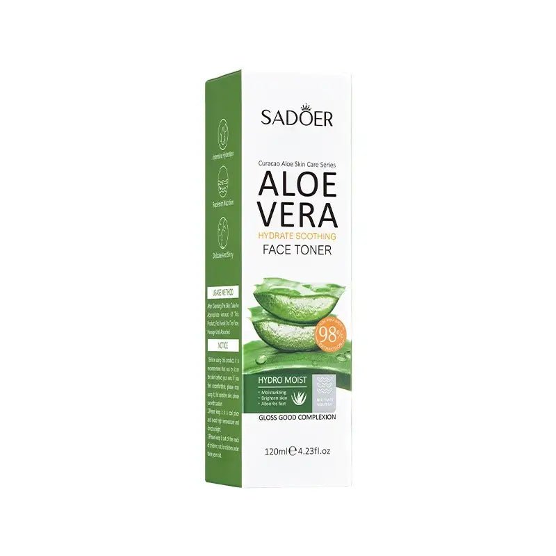SADOER Aloe Vera Hydrate Soothing Face Toner / Tonique Hydratant & Apaisant 120 ml